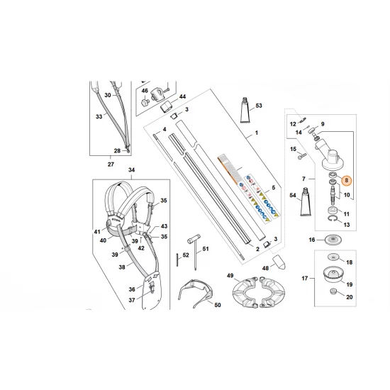 STIHL  Łożysko kulkowe 629 9503 003 0062